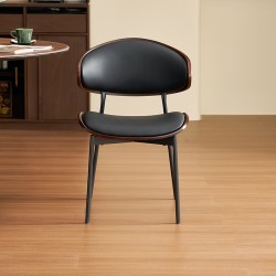 Mina Walnut Dining Chair   