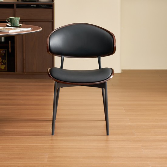 Mina Walnut Dining Chair   