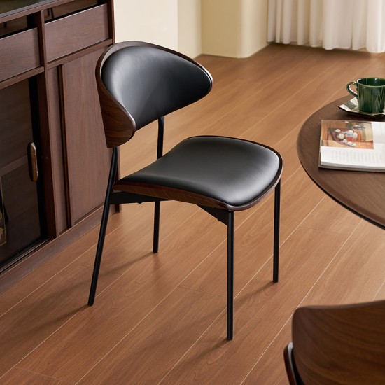 Mina Walnut Dining Chair   