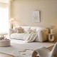Frenchie Chenille 3 Seaters Sofa (2.46m)