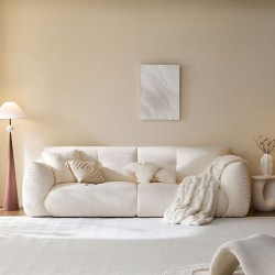 Frenchie Chenille 3 Seaters Sofa (2.46m)