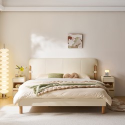 Dion Leather Bed Frame 
