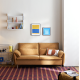 Ginny Fabric Compact 3 Seaters Sofa (1.85m)