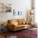 Ginny Fabric Compact 3 Seaters Sofa (1.85m)