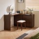 Lambert Dressing Table with Chest of 6 Drawers + Stool & Mirror Set