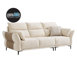 Moreno Leathaire 3 Seaters Sofa (2.24m) - Pet-Friendly