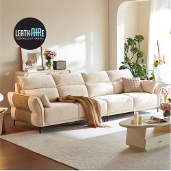 Moreno Leathaire 4 Seaters Sofa (2.84m) - Pet-Friendly