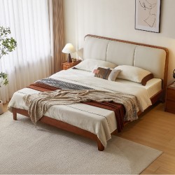 Roman Solid Wood Bed Frame