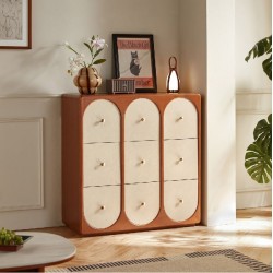 Vesna Retro Chest of 9 Drawers (0.99m)