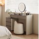 Kay Dressing Set with Chest of 3 Drawers and Mirror