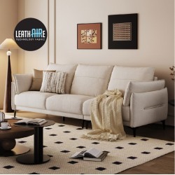Terra Leathaire 3 Seaters Sofa (2.18m) - Pet Friendly