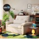 Karen Washable Leathaire 1 Seater Sofabed (1.25m) - Pet Friendly