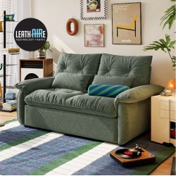Karen Washable Leathaire 2 Seaters Sofabed (1.55m) - Pet Friendly