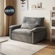 Karen Washable Leathaire 1 Seater Sofabed (1.25m) - Pet Friendly