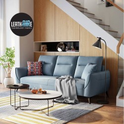 Mila Leathaire 3 Seaters Sofa (2.17m)