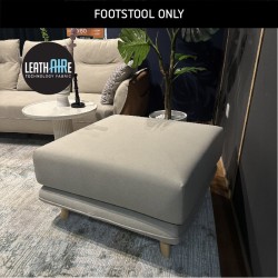 Raven Leathaire Sofa Footstool