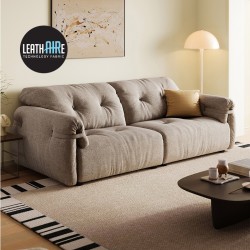 Fluff Leathaire 4 Seaters Sofa (2.90m) - Pet Friendly
