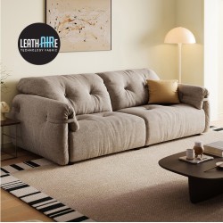 Fluff Leathaire 4 Seaters Sofa (2.90m) - Pet Friendly