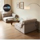 Fluff Leathaire 4 Seaters Sofa (2.90m) - Pet Friendly