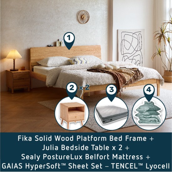 [BUNDLE] Sealy Belfort Bedroom Bundle - Fika Set