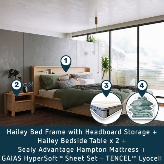 [BUNDLE] Sealy Hampton Bedroom Bundle - Hailey Set