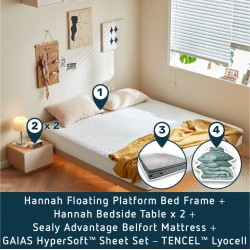 [BUNDLE] Sealy Hampton Bedroom Bundle - Hannah Set