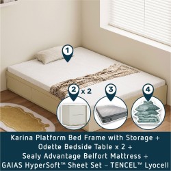 [BUNDLE] Sealy Belfort Bedroom Bundle - Karina Set