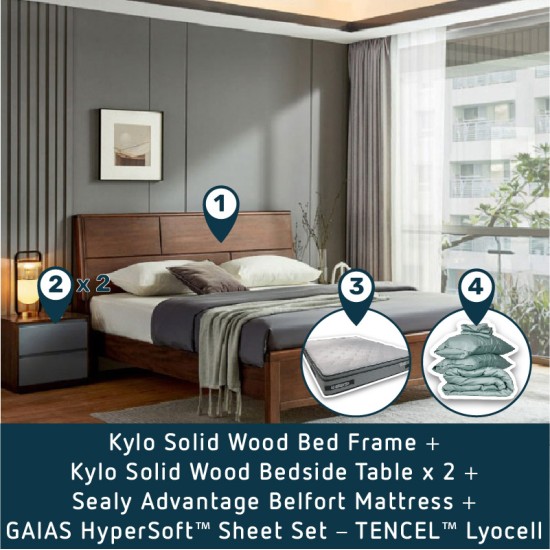 [BUNDLE] Sealy Belfort Bedroom Bundle - Kylo Set