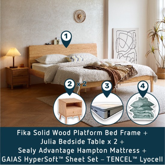 [BUNDLE] Sealy Hampton Bedroom Bundle - Fika Set