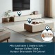 [BUNDLE] Living Room Bundle - Mila Leathaire Sofa + Hudson Extendable Set
