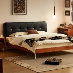 Agnes Retro Platform Bed Frame