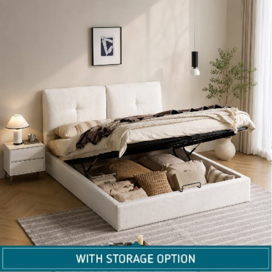 Envelope Washable Chenille Bed Frame 