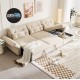 Phoebe Leathaire Pull-Out 5 Seaters Sofabed with Storage (3.29m)