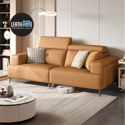Maddox Leathaire 3 Seaters Sofa (2.20m)