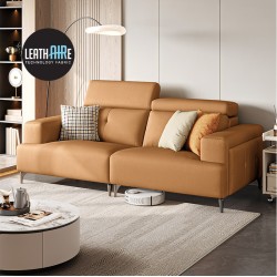 Maddox Leathaire 3 Seaters Sofa (2.20m)