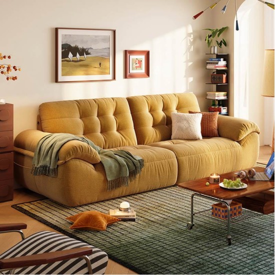 Spectra Washable Chenille 4 Seaters Sofa (2.83m)