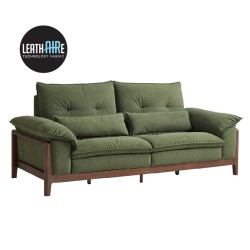 Fabio Washable Leathaire 3 Seaters Sofa (2.66m) - Pet-Friendly