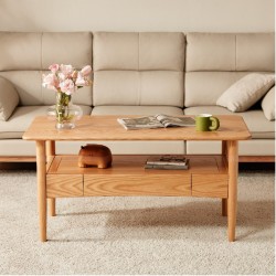 Cora Solid Wood Coffee Table (1.00m)