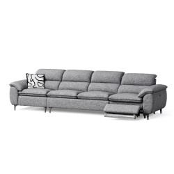 Elon Fabric Recliner 4 Seaters Sofa (3.36m)