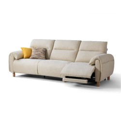 Kimberly Washable Fabric Recliner 3 Seaters Sofa (2.66m)