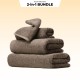 Gaias Plush Organic Towel - 2-in-1 Bundle