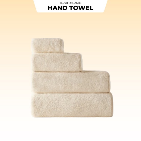 Gaias Plush Organic Towel - Hand Towel