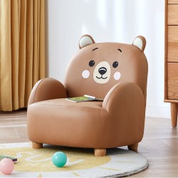 Kuma Leathaire Bear Kids Chair 