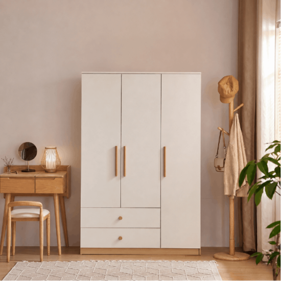 Tessa 3 Doors Wardrobe (1.20m)