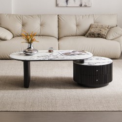 Bulgari Marble Coffee Table (1.30m-1.60m)