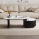 Bulgari Marble Coffee Table (1.30m-1.60m)