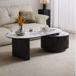 Bulgari Marble Coffee Table (1.30m-1.60m)