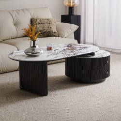 Bulgari Marble Coffee Table (1.30m-1.60m)
