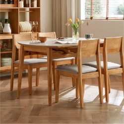 Thomas Convertible Round Dining Table (Ø1.30m)