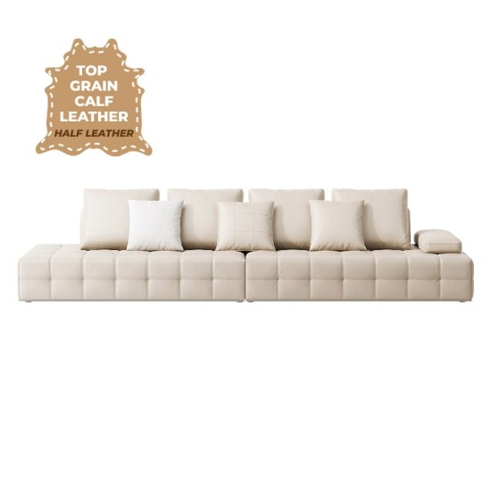 Lawrence Leather 6 Seaters Sofa (3.60m)